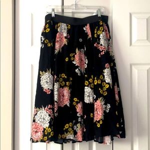 Torrid Floral Skirt